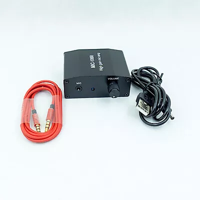 DC 5A High Gain Amp 1000 Times Microphone Amplifier Audio  Amplification Kit New • $17.47