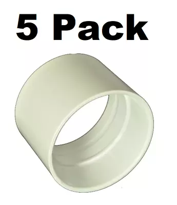 Central Vacuum 2  PVC Stop Coupling Fitting Used For Rough In 5 PACK • $7.93