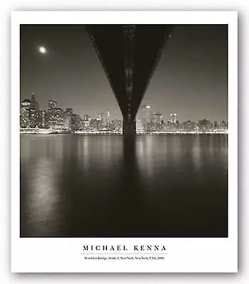 ART PRINT Brooklyn Bridge Study New York Michael Kenna • $24.95