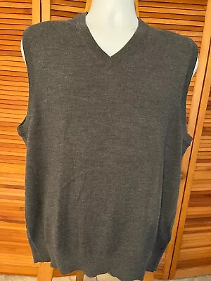 Brooks Brothers Men's Sz Xl 100% Merino Wool Pullover Vest • $19.25