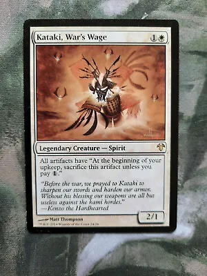 Magic MTG - 1 X Kataki War's Wage Modern Event Deck - Ex • £8.89