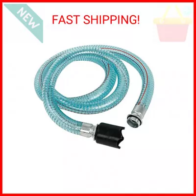 1 Inch Suction Hose For Fuel Transfer Pump With Threaded Couplings Oil Diesel Ke • $31.69