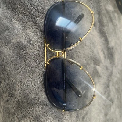 Porsche Design P8478 Iconic Sunglasses - Titanium Frame, Interchangeable Lenses (Blue Gradient & Brown), 63mm - View #5