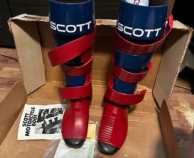 Vintage SCOTT USA Motocross Boots Size US 9 • $650