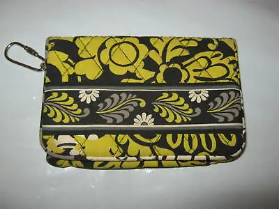 Vera Bradley Baroque One For The Money TAXI WALLET Kisslock Coin 4 X 5 USED • $8.95