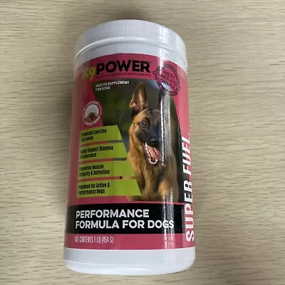 K9 POWER Supplements Performance Super Fuel Formula Dogs 1 LB Exp 5/2025 • $42.99