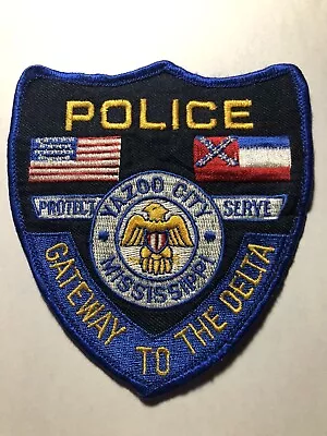 Yazoo City Mississippi Police Patch ~ Gateway To The Delta • $8.95