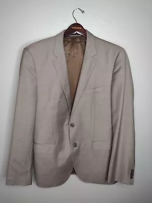 Hugo Boss The James/Sharp 100% Wool Sport Coat Jacket 42R Brown 2 Button N • $23.98