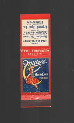 1940s Miller High Life Beer Argonaut Liquor Co Sacramento CA Distributors • $14.75