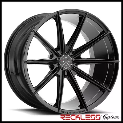 19  Blaque Diamond Bd11 Concave Black Wheels Rims Fits Benz C117 Cla250 • $1840