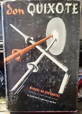 Modern Library Don Quixote By Miguel De Cervantes 1950 Lot B • $14.99