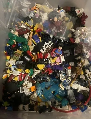 LEGO Bulk Lot MINIFIGURE Parts Pieces- 1/16 Pound Lb (1 Oz) Torsos Heads Weapons • $22.95