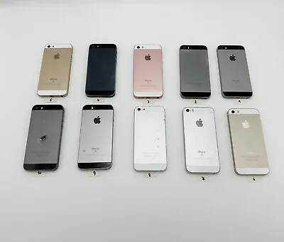 Job Lot Of 10 IPhone 5/5S/SE | 16GB/32GB | Not Tested | For Parts Only | AS-IS • £118.80