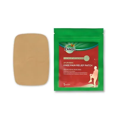Zandu Ayurvedic Knee Pain Relief Patch Reduce Joint & Muscular Pain 5 Patches • $26.59