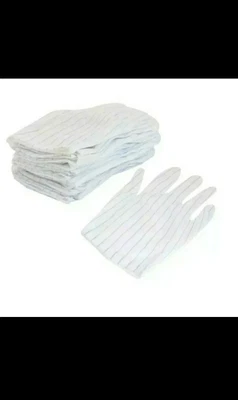$12 • Buy 20 Pair Anti-static Skid Gloves ESD PC Computer Work Cell Phone Mobile