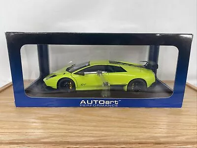 1/18 AUTOart 2009 Lamborghini Murcielago LP670-4 SV Green Part # 74614 ! • $265