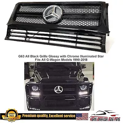 G-Class W463 G-Wagon AMG All Black Grille G63 Illuminated Star Led G500 G550 • $279