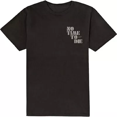 £14.09 • Buy James Bond 007 No Time To DieLogo Black T-Shirt - OFFICIAL
