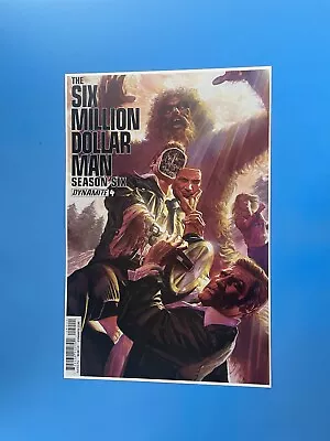 Dynamite Six Million Dollar Man Season 6 Bigfoot Maskatron Bionic Woman Poster. • $21.99