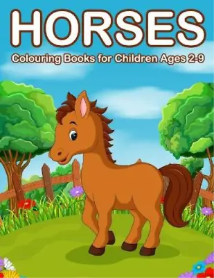 Nick Marshall Horses Colouring Books For Children Ages 2-9 (Paperback) • £8.78