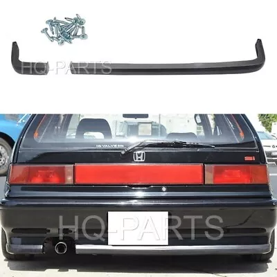 For 90-91 Civic 3 Door Hatchback IKON Style Rear Bumper Lip Body Kit PU 2 PCS • $147.88