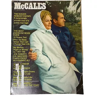 McCall's Magazine May 1971 Richard Nixon Nobody Knows Vintage • $8.79