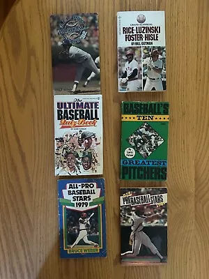 Vintage Lot Of 6 Baseball Books • $10