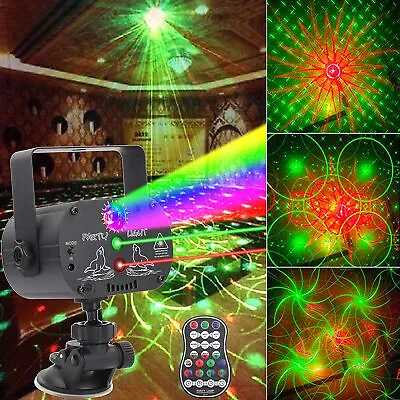 1/2Pcs Mini RG Laser Projector Stage Light LED RGB DJ Disco Show Party Lighting • $19.99