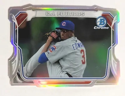 2014 Bowman Chrome C.J. Edwards Mini /150 Refractor Die Cut #mc-ce Cubs Sp  • $2.95