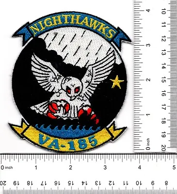 $5.99 • Buy U.S. Navy Attack Squadron VA-185 Nighthawks Patch
