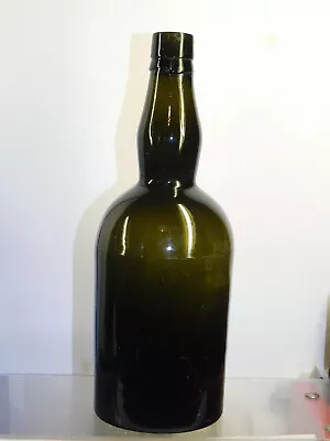  BLACK FAT BOY FAT LADY LEG WHISKEY VIC GOLDFIELDS ANTIQUE OLD BOTTLE 1880's • $55