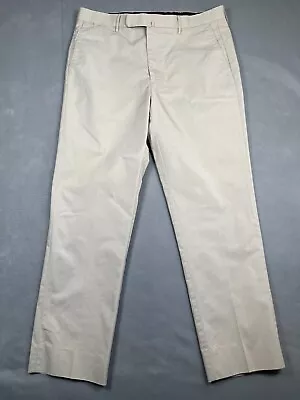 Peter Millar Pants Men's 36x30 Beige Chino Golf Trouser MS17B17 • $29.95