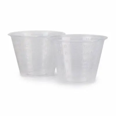 Graduated Medicine Cup McKesson 1 Oz. Clear Plastic Disposable Count Of 100 By M • $6.84