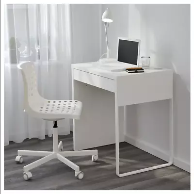 NEW IKEA MICKE Computer Writing Desk/ Table White 73x50x75cm 28 3/4x19 5/8  • £57.60