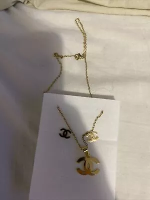 CHANEL Metal Earings And Necklace  • £20