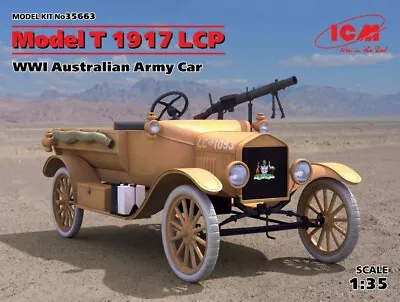 ICM35663 - ICM 1:35 - Model T 1917 LCP WWI Australian Army Car • £19.99