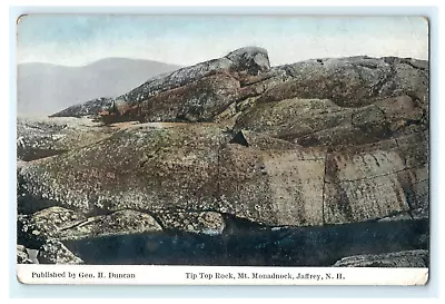 Tip Top Rock Mt. Monadnock Jaffrey NH New Hampshire Postcard - Geo H. Duncan Pub • $12