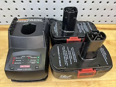 Craftsman 12v-19.2v Battery & Charger 315.CH2020 W/ (2) 19.2v Battery 315.113753 • $89.99