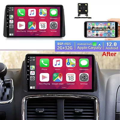 Android 12 For 2011-2015 Chrysler Grand Voyager Car Stereo Radio Carplay GPS DSP • $149.48