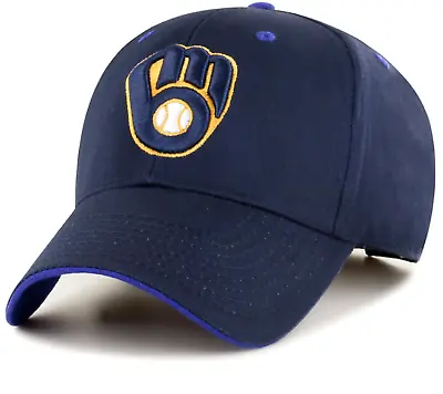 Milwaukee Brewers Money Maker Blue Hat Mvp Authentic Mlb Baseball Team New Cap • $21.99
