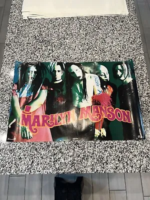 Vintage MARILYN MANSON GROUP POSTER 1995  Smells Like Children Rare • $69.99