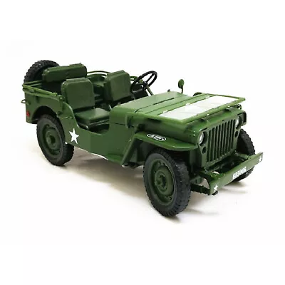 1:18 WWII Tactical Jeep Off-road Military Vehicle Model Car Diecast Collection • $61.79