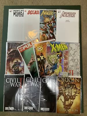 Lot Of 15 Modern Comics X-Men Wolverine Civil War II Thanos Avengers Minor Keys! • $0.99