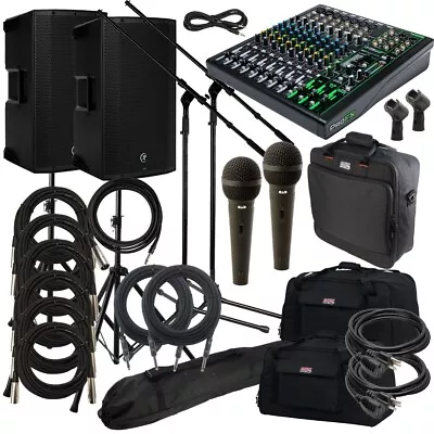 Mackie Thump 12A Powered Loudspeaker COMPLETE AUDIO BUNDLE • $1549.99