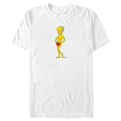 Men's The Simpsons Mr. Burns Fun Heart T-Shirt • $13.99