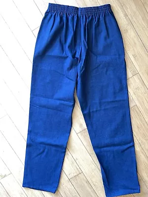 New Deadstock Men Medium Bob Barker Prison Jail Inmate Elastic Waist Jeans Pants • $20