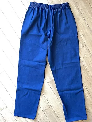 New Deadstock Mens Small Bob Barker Prison Jail Inmate Elastic Waist Jeans Pants • $18