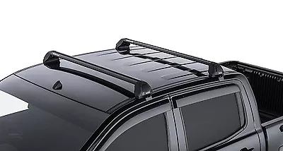 Rhino Pair RS Vortex Roof Racks FORD Ranger 4dr Ute PX Dual Cab 2011 On Black • $399