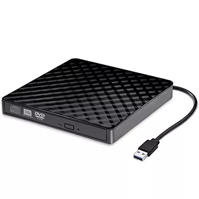 £17.50 • Buy USB External DVD RW Drive CD DVD Rewriter Burner Reader For Laptop PC Windows 10