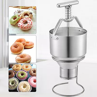 Doughnut Cake Dropper Maker Depositor Plunger Hopper Manual Alu Donut Dispenser • $74.10